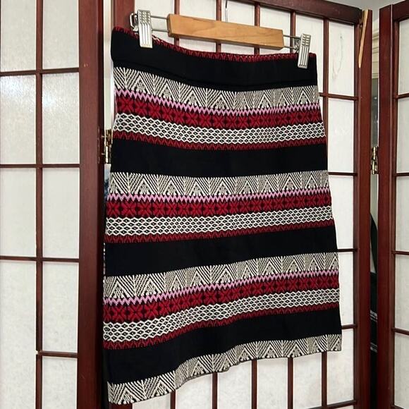 FREE PEOPLE FAIR ISLE PATTERN SKIRT S/P - Picture 2 of 6